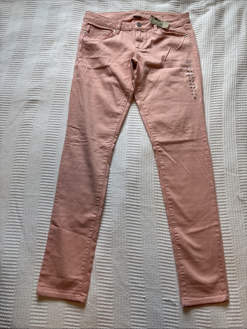 American Eagle Outfitters Pink Skinny Jeans